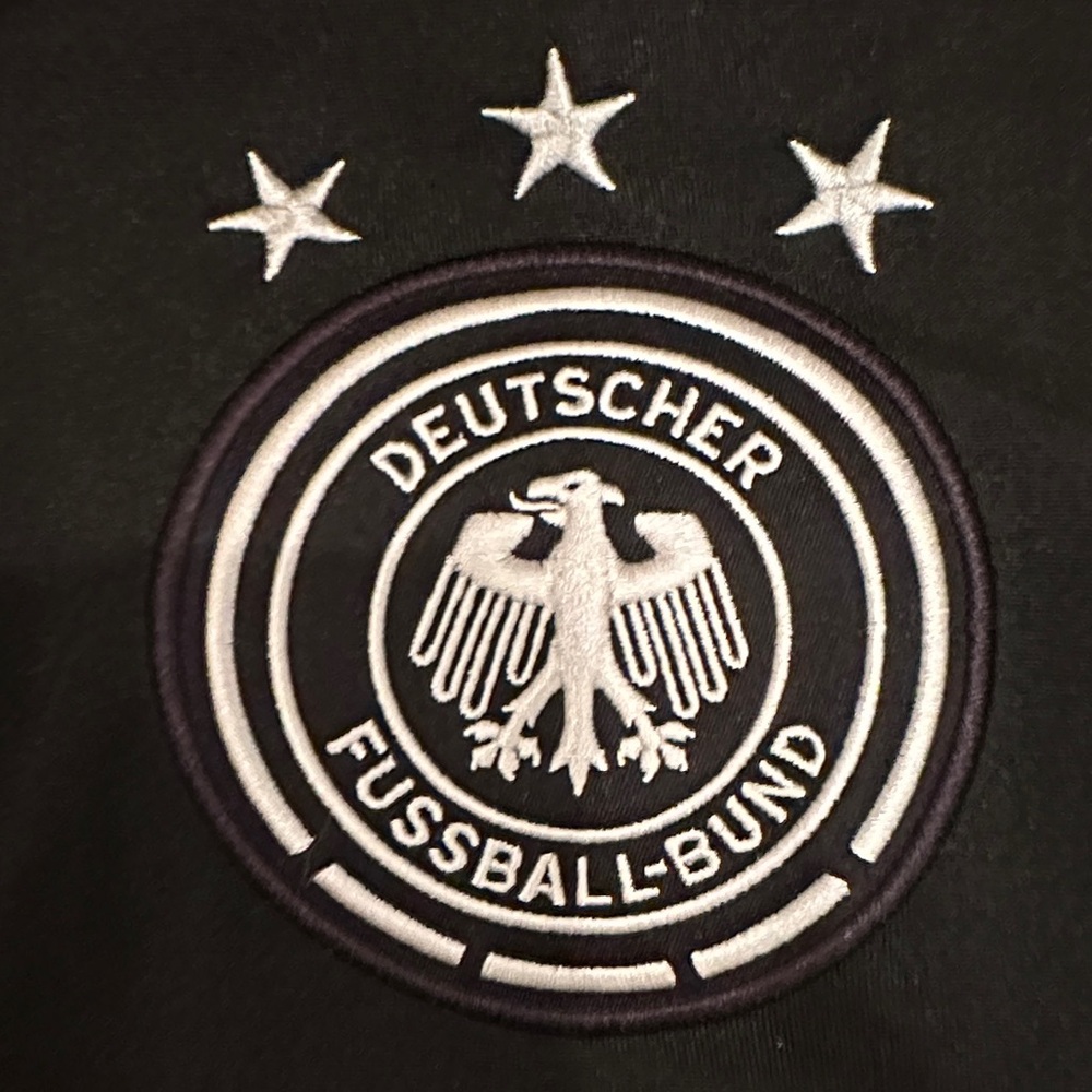 Adidas Black and Red Striped German Soccer Jersey - Picture 4 of 4